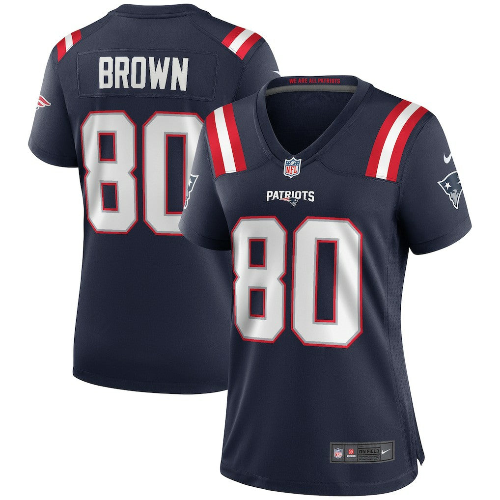 NFL Troy Brown New England Patriots Women's Game Retired Player Jersey - Navy