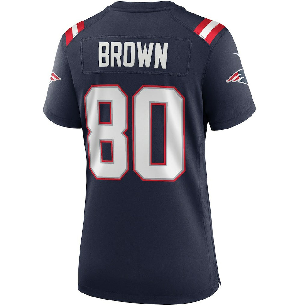 NFL Troy Brown New England Patriots Women's Game Retired Player Jersey - Navy