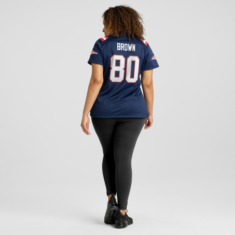 NFL Troy Brown New England Patriots Women's Game Retired Player Jersey - Navy