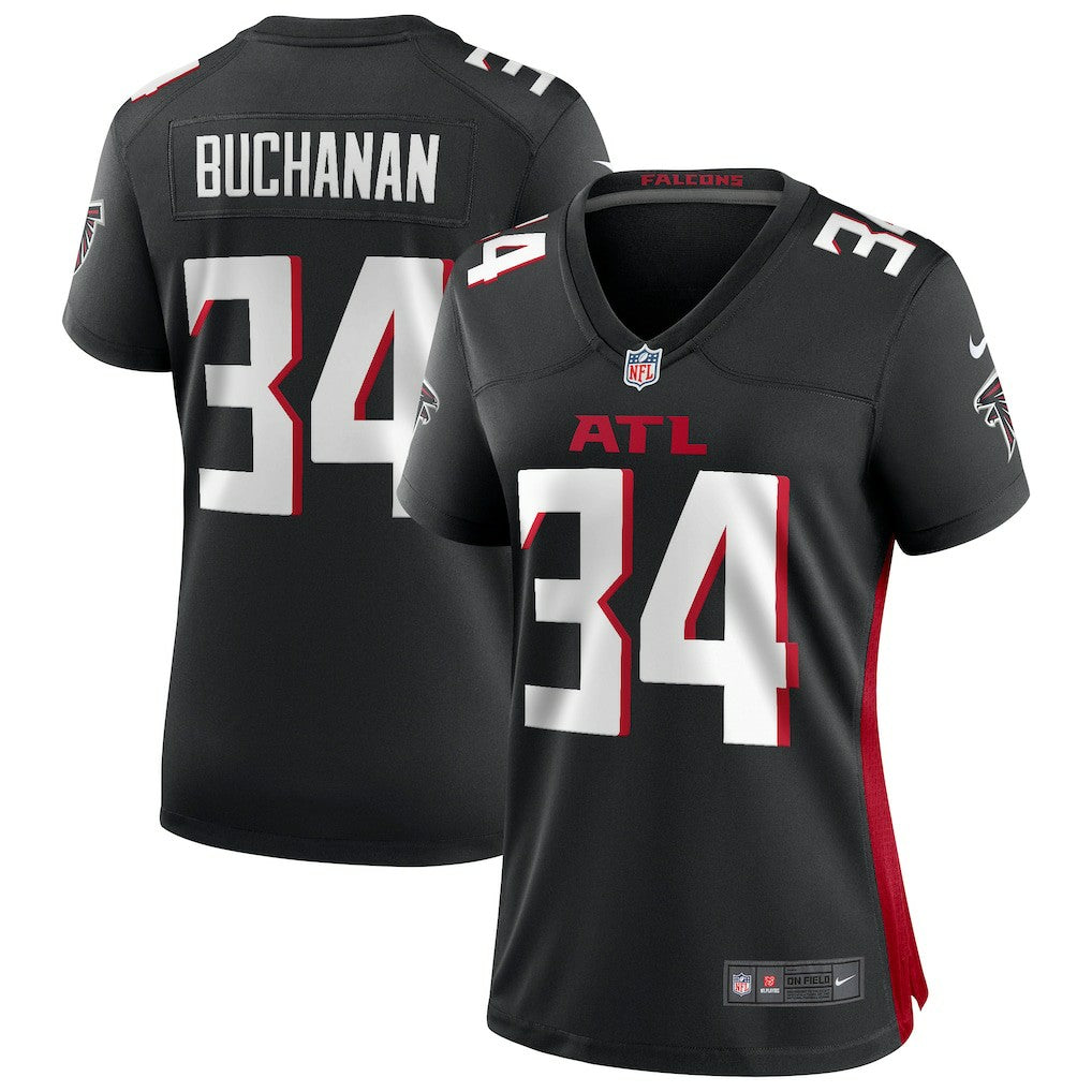 Ray Buchanan Atlanta Falcons Women's Game Retired Player Jersey Black