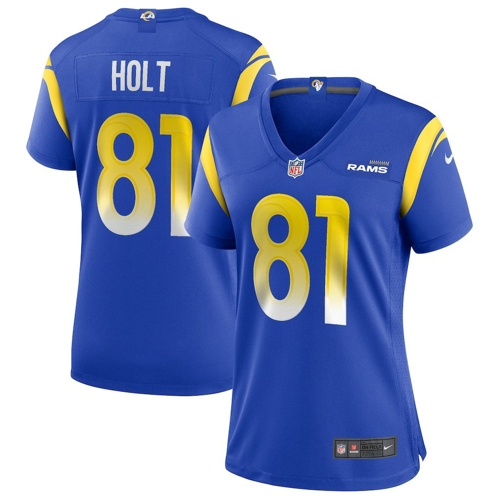 Torry Holt Los Angeles Rams Women's Game Retired Player Jersey Royal
