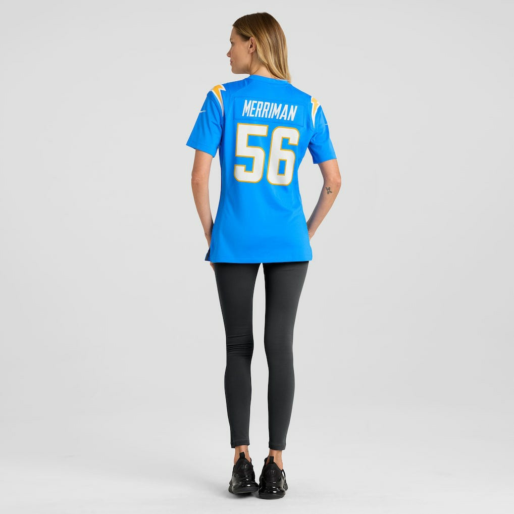 Shawne Merriman Los Angeles Chargers Women's Game Retired Player Jersey Powder Blue