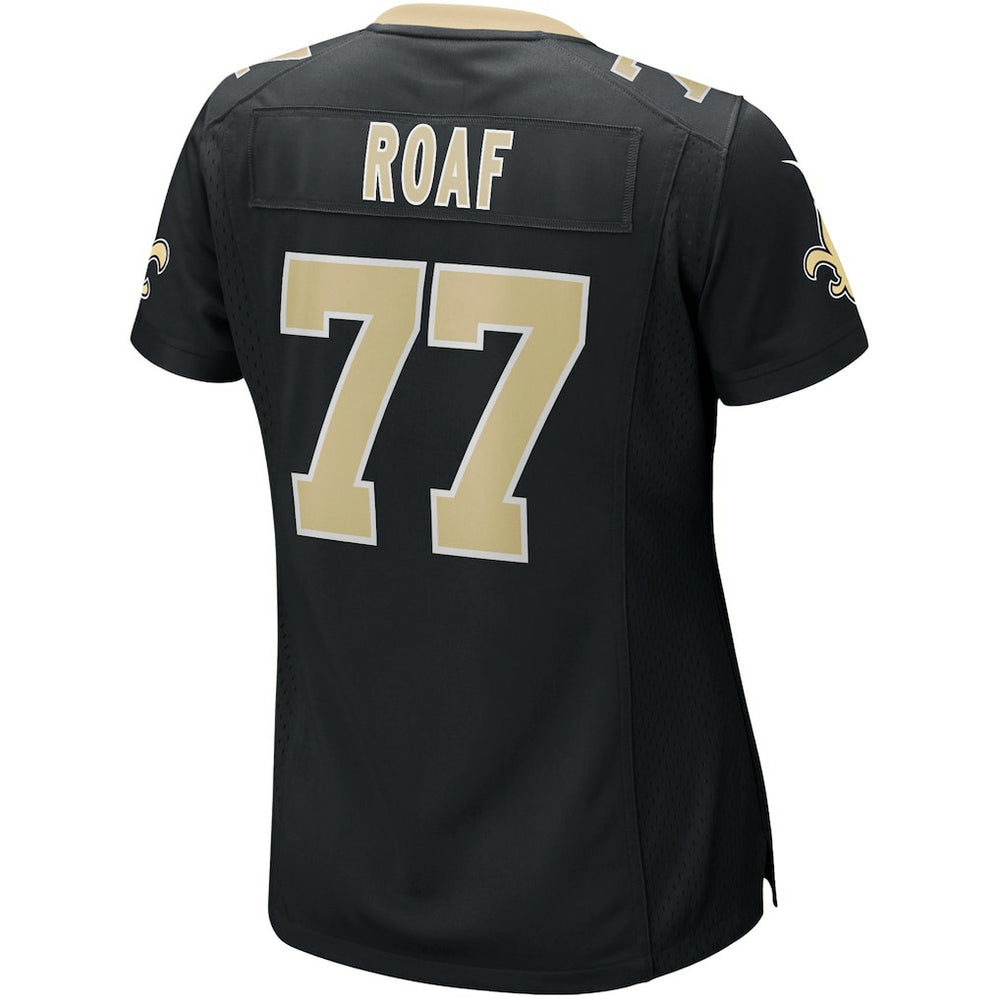Willie Roaf New Orleans Saints Women's Game Retired Player Jersey Black