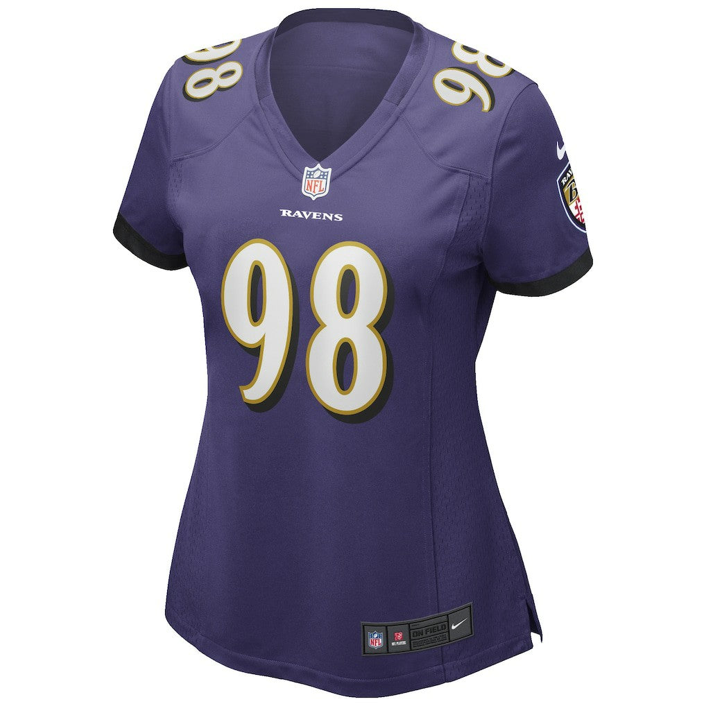 Tony Siragusa Baltimore Ravens Women's Game Retired Player Jersey Purple