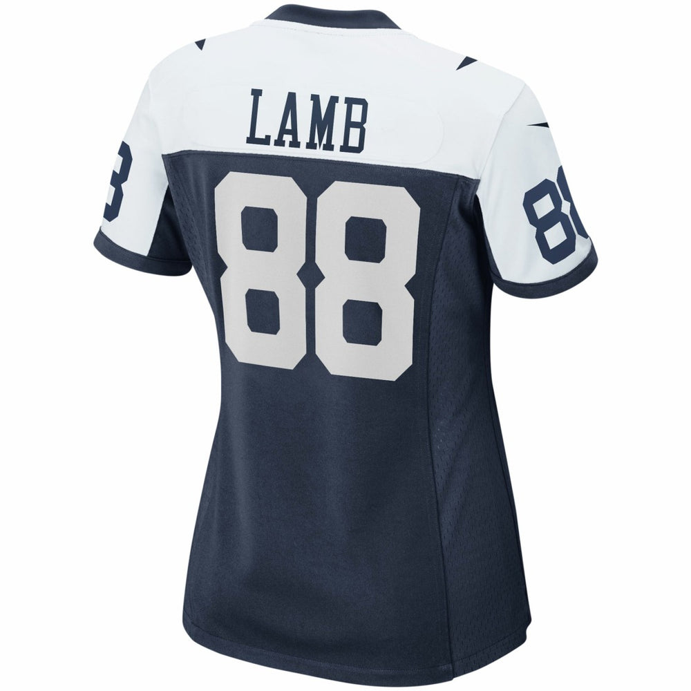 CeeDee Lamb Dallas Cowboys Women's Alternate Game Team Jersey Navy