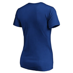 NHL St. Louis Blues Women's Drop the Puck V-Neck T-Shirt - Royal