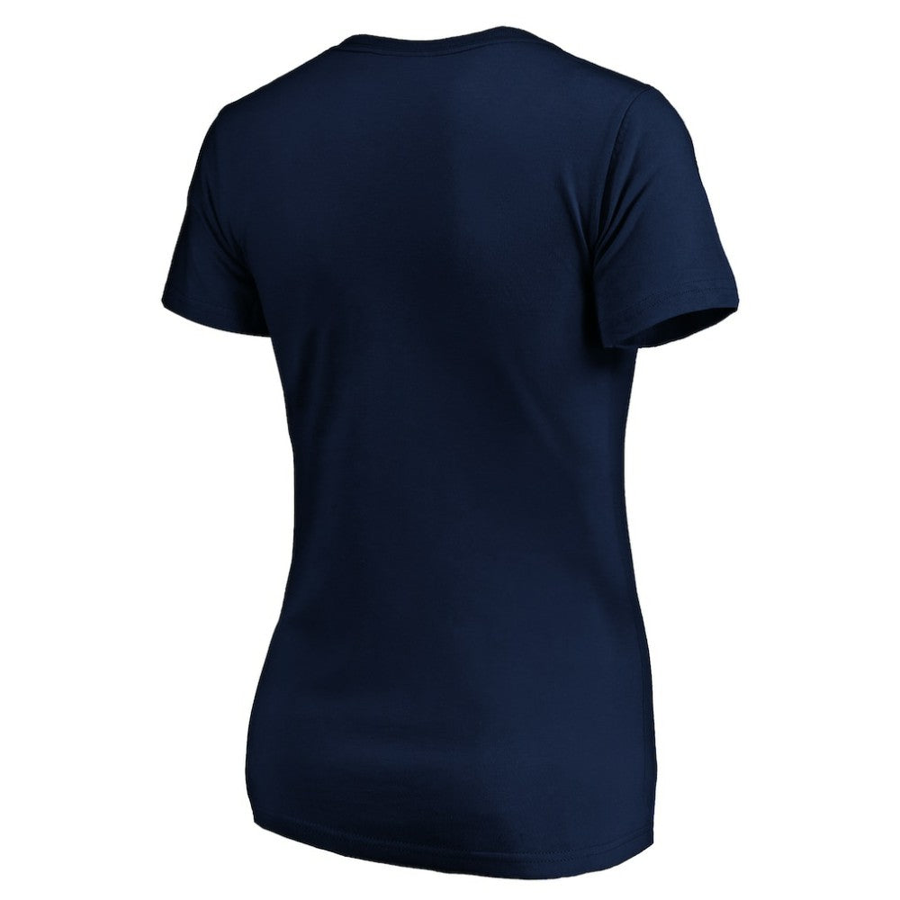 NHL Winnipeg Jets Women's Drop the Puck V-Neck T-Shirt - Navy