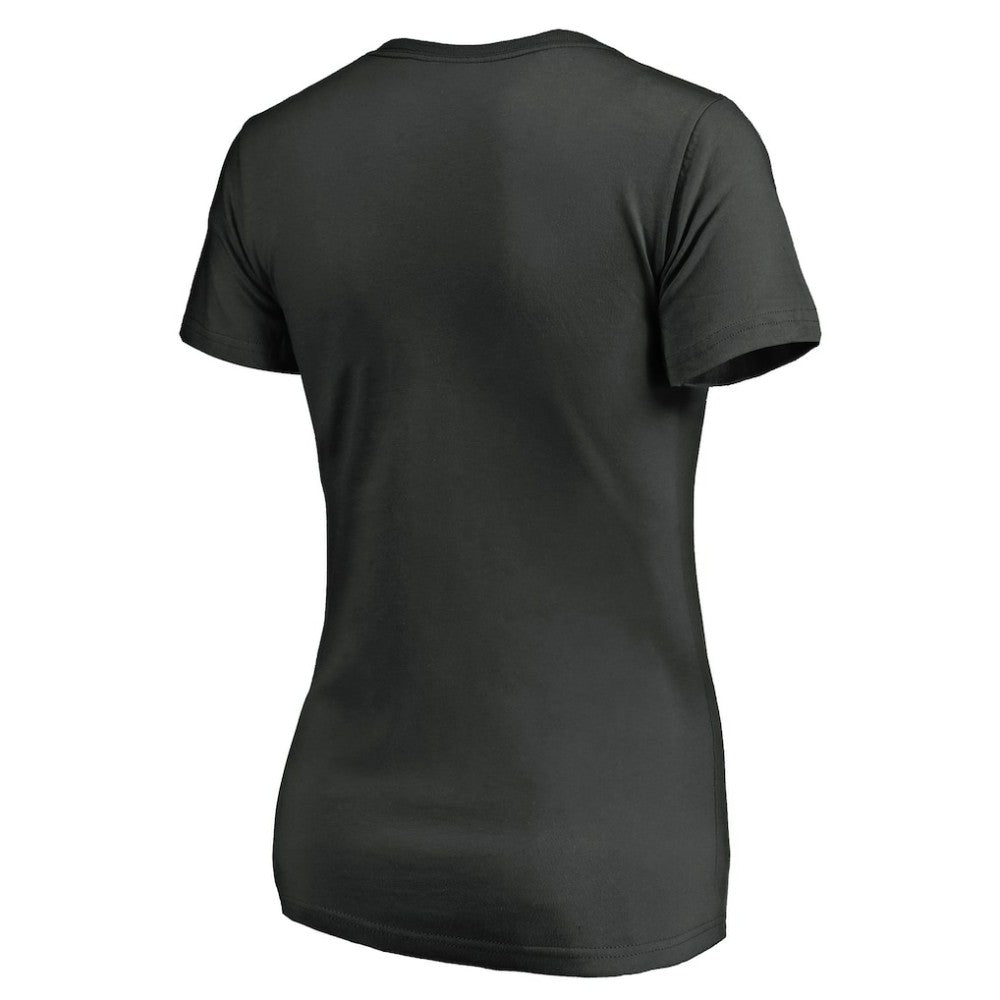 NHL Vegas Golden Knights Women's Drop the Puck V-Neck T-Shirt - Black