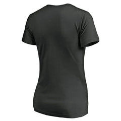 NHL Vegas Golden Knights Women's Drop the Puck V-Neck T-Shirt - Black