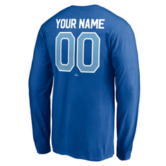 Kansas City Royals Personalized Winning Streak Name & Number Long Sleeve T-Shirt - Royal T-shirts
