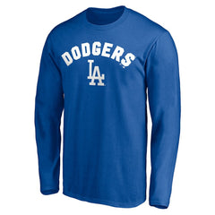 Los Angeles Dodgers Personalized Winning Streak Name & Number Long Sleeve T-Shirt - Royal T-shirts