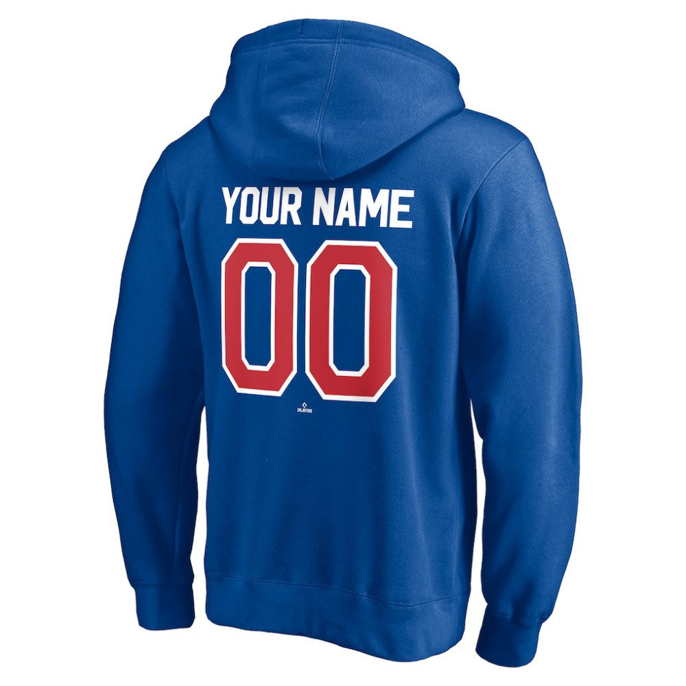 Chicago Cubs Personalized Winning Streak Name & Number Pullover Hoodie - Royal Hoodies