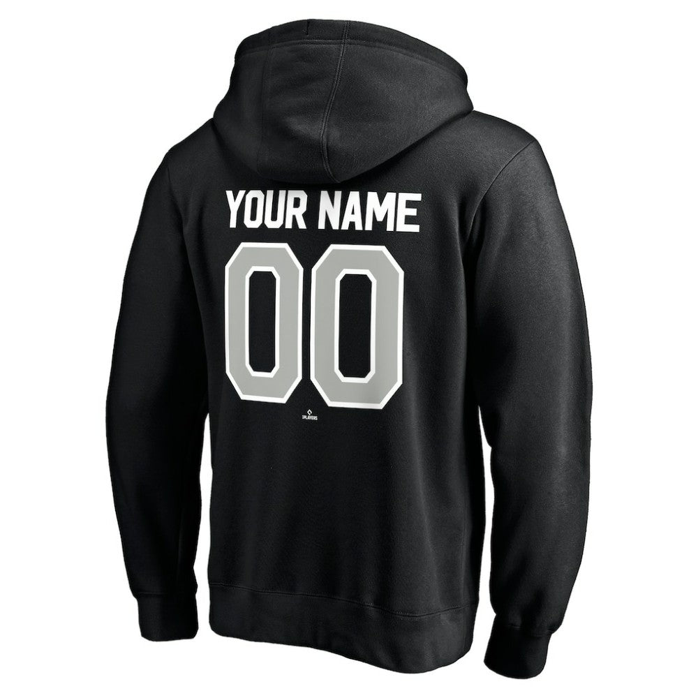 Chicago White Sox Personalized Winning Streak Name & Number Pullover Hoodie - Black Hoodies