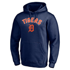 Detroit Tigers Personalized Winning Streak Name & Number Pullover Hoodie - Navy Hoodies