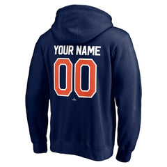 Detroit Tigers Personalized Winning Streak Name & Number Pullover Hoodie - Navy Hoodies