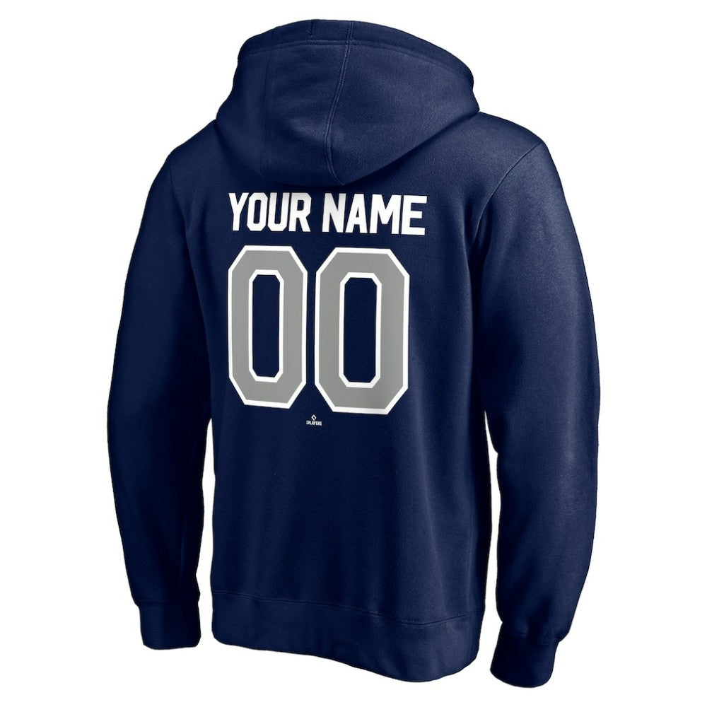 New York Yankees Personalized Winning Streak Name & Number Pullover Hoodie - Navy Hoodies