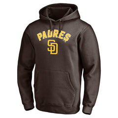 San Diego Padres Personalized Winning Streak Name & Number Pullover Hoodie - Brown Hoodies