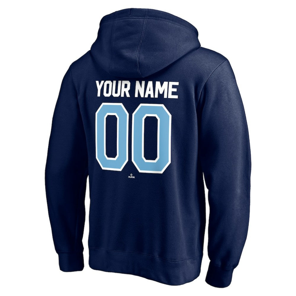 Tampa Bay Rays Personalized Winning Streak Name & Number Pullover Hoodie - Navy Hoodies