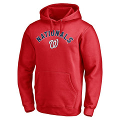 Washington Nationals Personalized Winning Streak Name & Number Pullover Hoodie - Red Hoodies