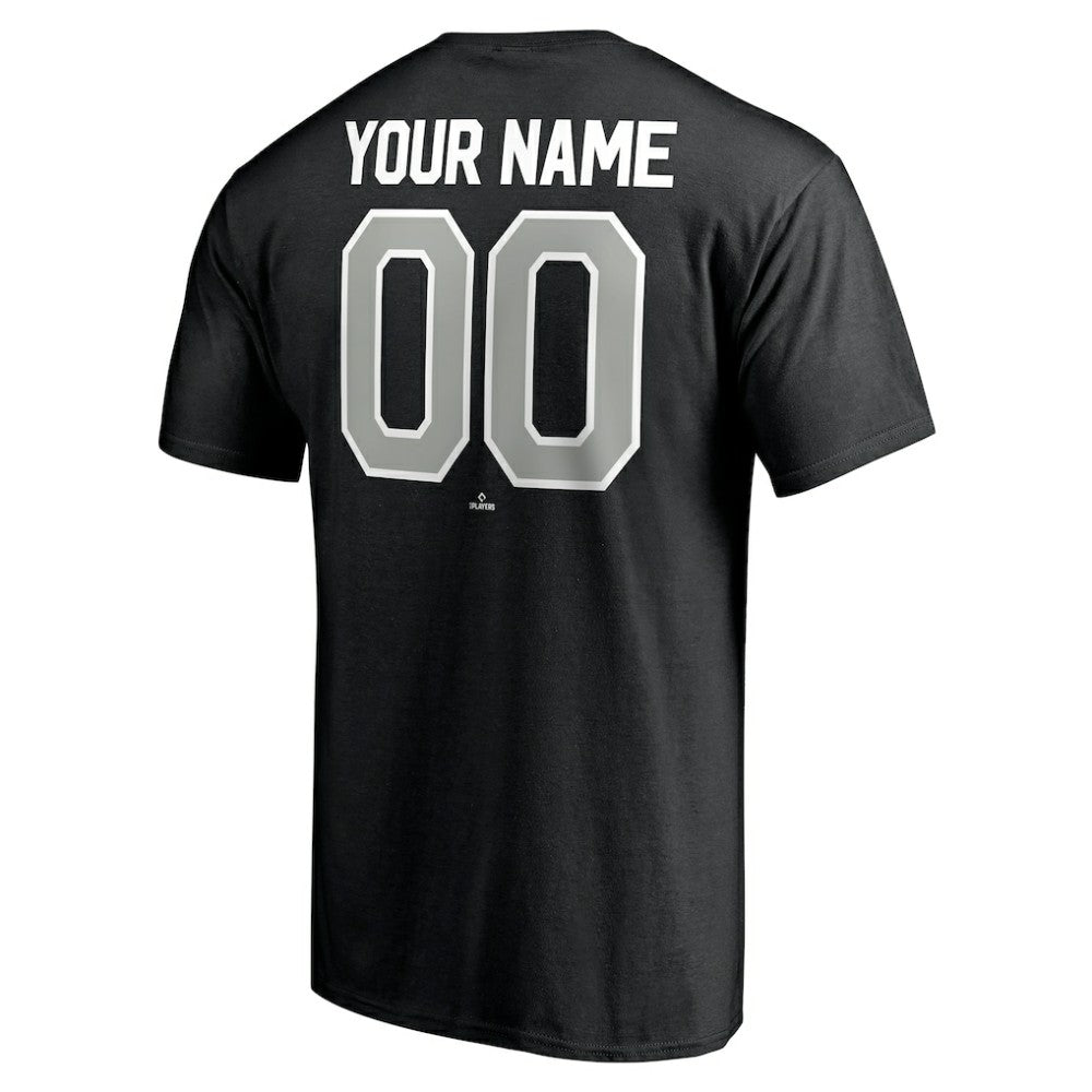 Chicago White Sox Personalized Team Winning Streak Name & Number T-Shirt - Black T-shirts