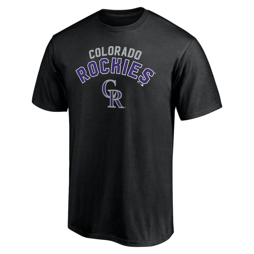 Colorado Rockies Personalized Team Winning Streak Name & Number T-Shirt - Black T-shirts