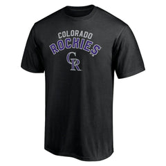 Colorado Rockies Personalized Team Winning Streak Name & Number T-Shirt - Black T-shirts
