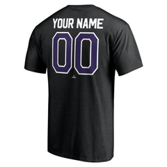 Colorado Rockies Personalized Team Winning Streak Name & Number T-Shirt - Black T-shirts