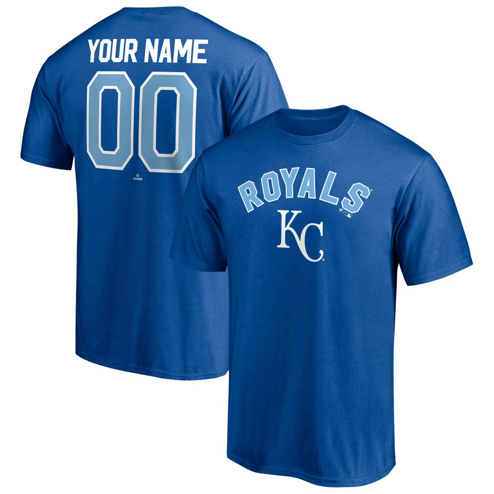 Kansas City Royals Personalized Team Winning Streak Name & Number T-Shirt - Royal T-shirts