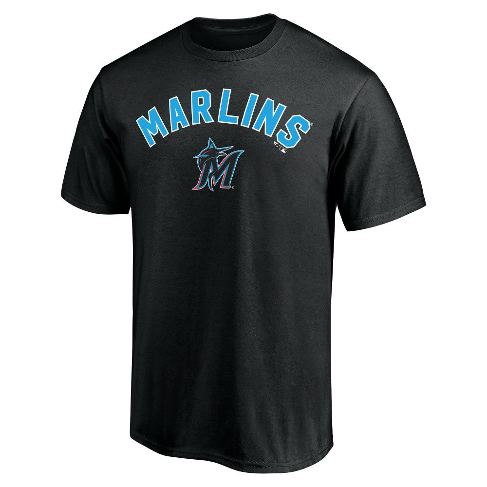 Miami Marlins Personalized Team Winning Streak Name & Number T-Shirt - Black T-shirts