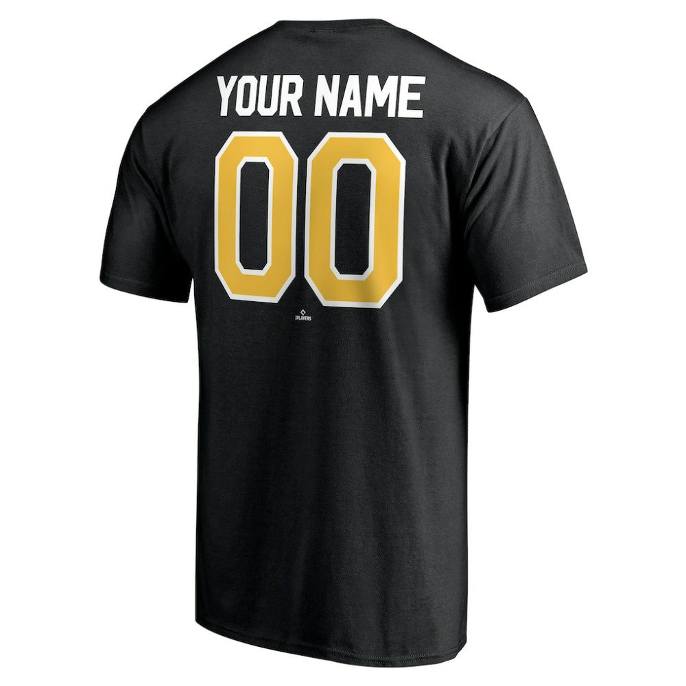 Pittsburgh Pirates Personalized Team Winning Streak Name & Number T-Shirt - Black T-shirts