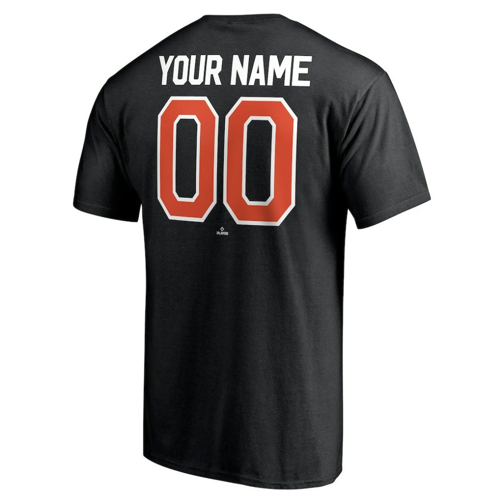 San Francisco Giants Personalized Team Winning Streak Name & Number T-Shirt - Black T-shirts