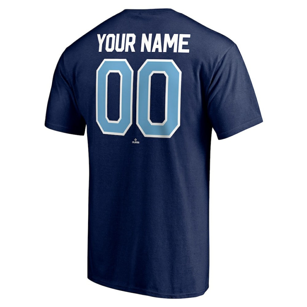Tampa Bay Rays Personalized Team Winning Streak Name & Number T-Shirt - Navy T-shirts
