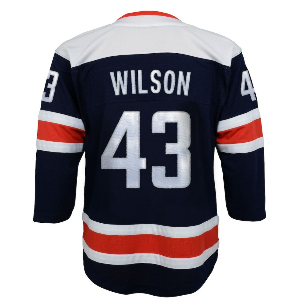 NHL Tom Wilson Washington Capitals Youth 2020/21 Alternate Premier Player Jersey - Navy