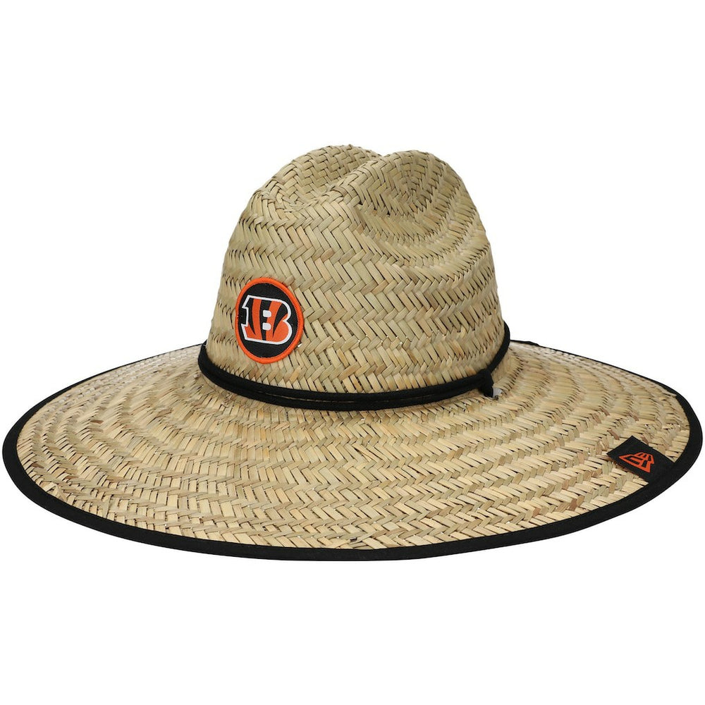 Cincinnati Bengals New Era NFL Training Camp Straw Lifeguard Hat Natural