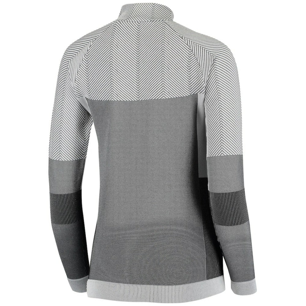 Chicago Cubs Levelwear Women's Verse Asymmetrical Raglan Tri-Blend Quarter-Zip Jacket - Gray Jackets