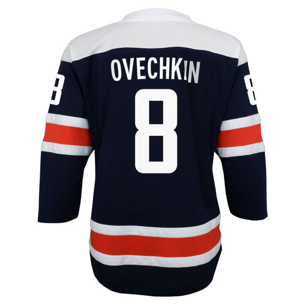 NHL Alexander Ovechkin Washington Capitals Youth 2020/21 Alternate Replica Player Jersey - Navy