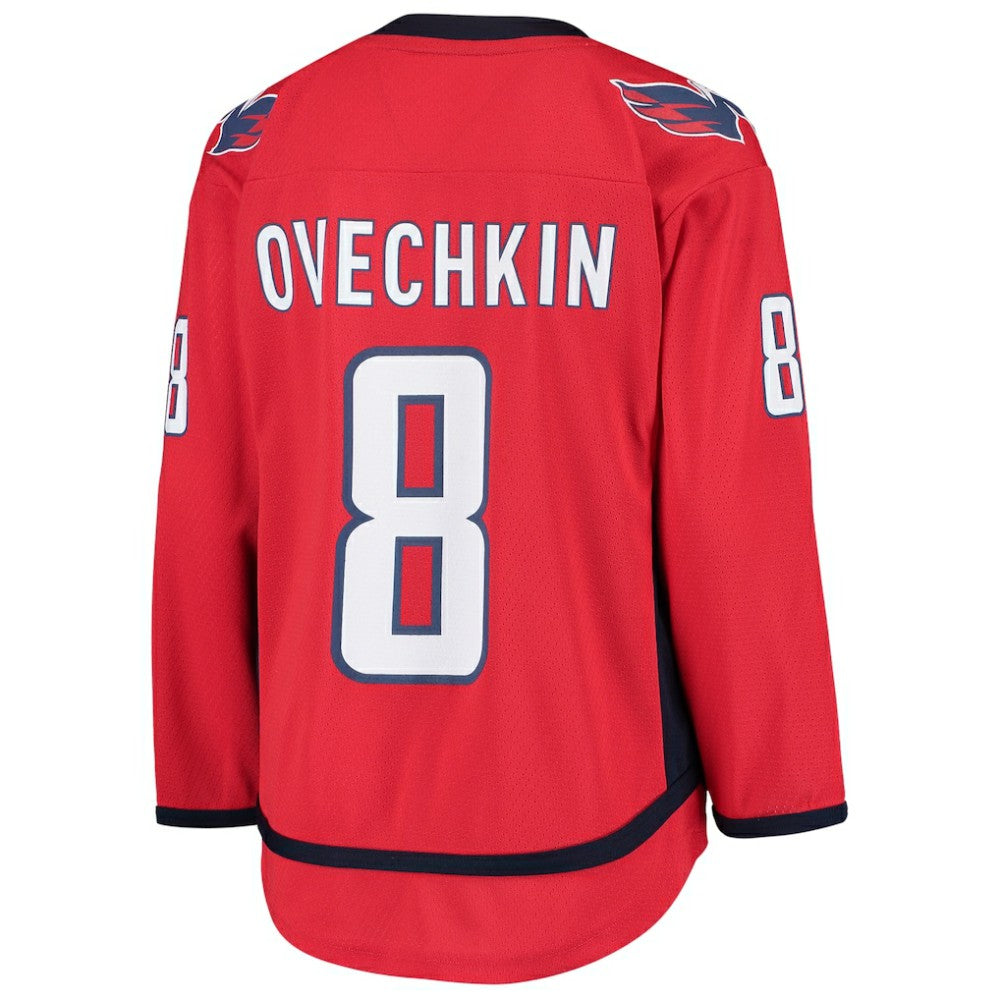 NHL Alexander Ovechkin Washington Capitals Youth Home Replica Player Jersey - Red