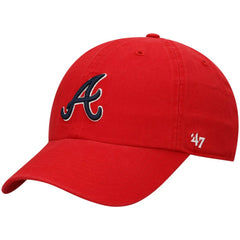 Atlanta Braves '47 Clean Up Adjustable Hat - Red Hats