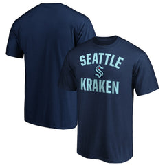 NHL Seattle Kraken Fanatics Victory Arch T-Shirt - Navy