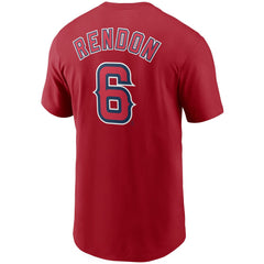 Anthony Rendon Los Angeles Angels Nike Name & Number T-Shirt - Red T-shirts