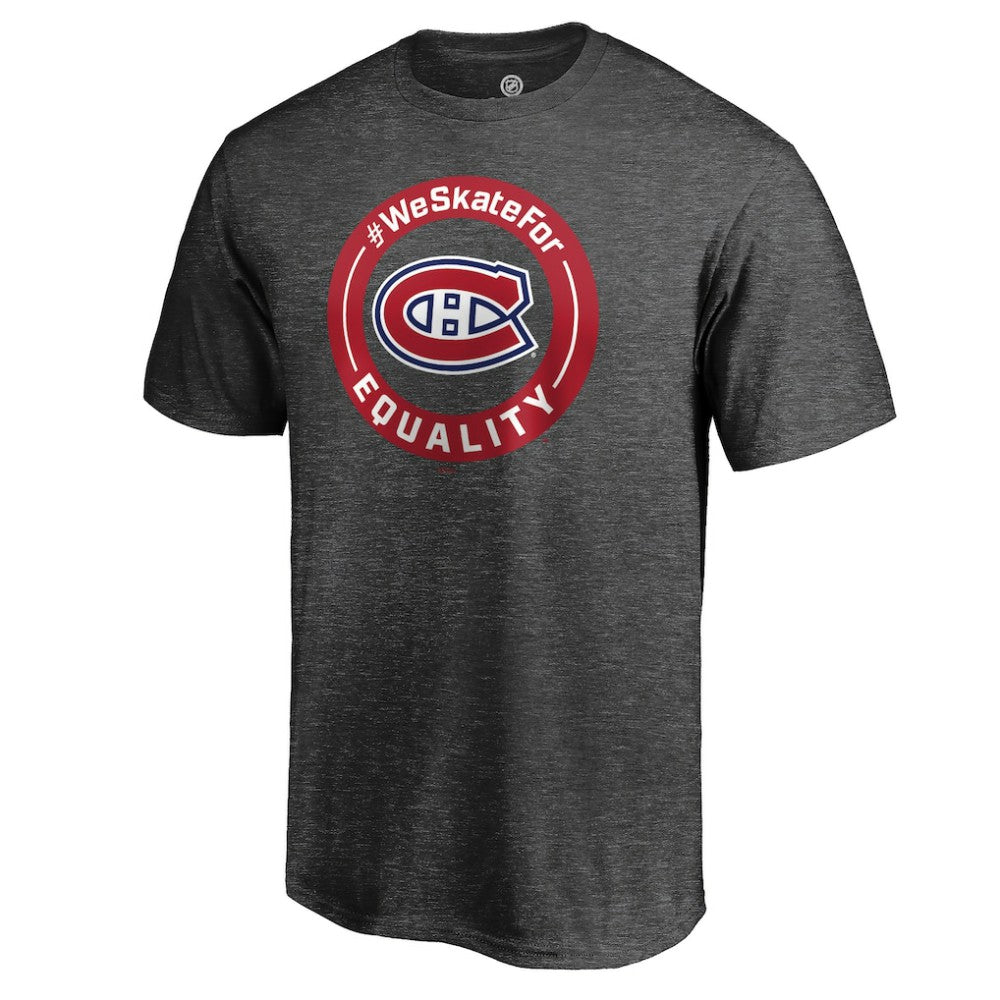 NHL Montreal Canadiens #WeSkateFor T-Shirt - Heather Gray
