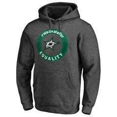 NHL Dallas Stars #WeSkateFor Pullover Hoodie - Heather Gray