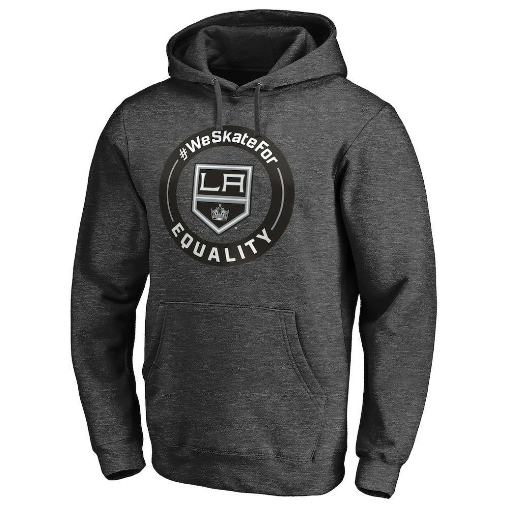NHL Los Angeles Kings #WeSkateFor Pullover Hoodie - Heather Gray