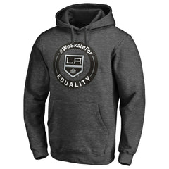 NHL Los Angeles Kings #WeSkateFor Pullover Hoodie - Heather Gray