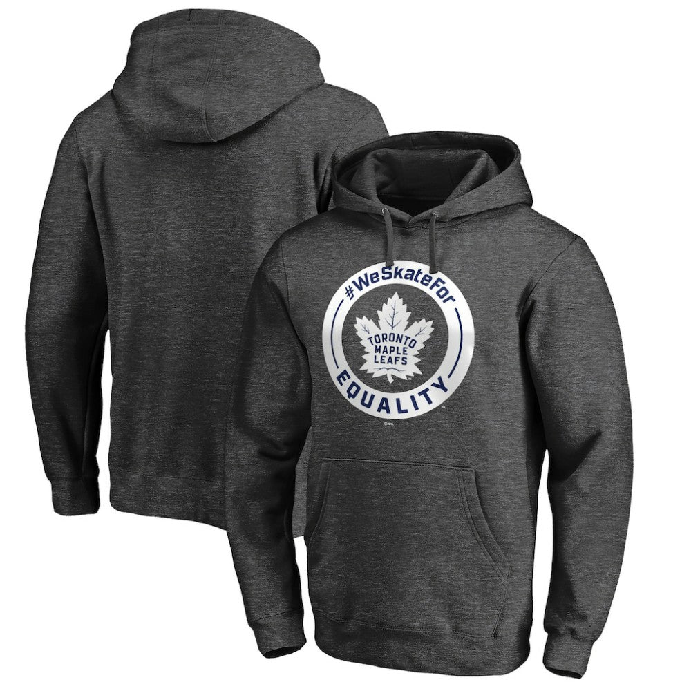 NHL Toronto Maple Leafs #WeSkateFor Pullover Hoodie - Heather Gray