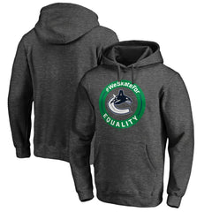 NHL Vancouver Canucks #WeSkateFor Pullover Hoodie - Heather Gray