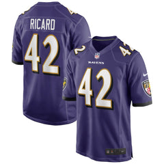 Patrick Ricard Baltimore Ravens Game Jersey Purple