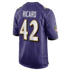 Patrick Ricard Baltimore Ravens Game Jersey Purple