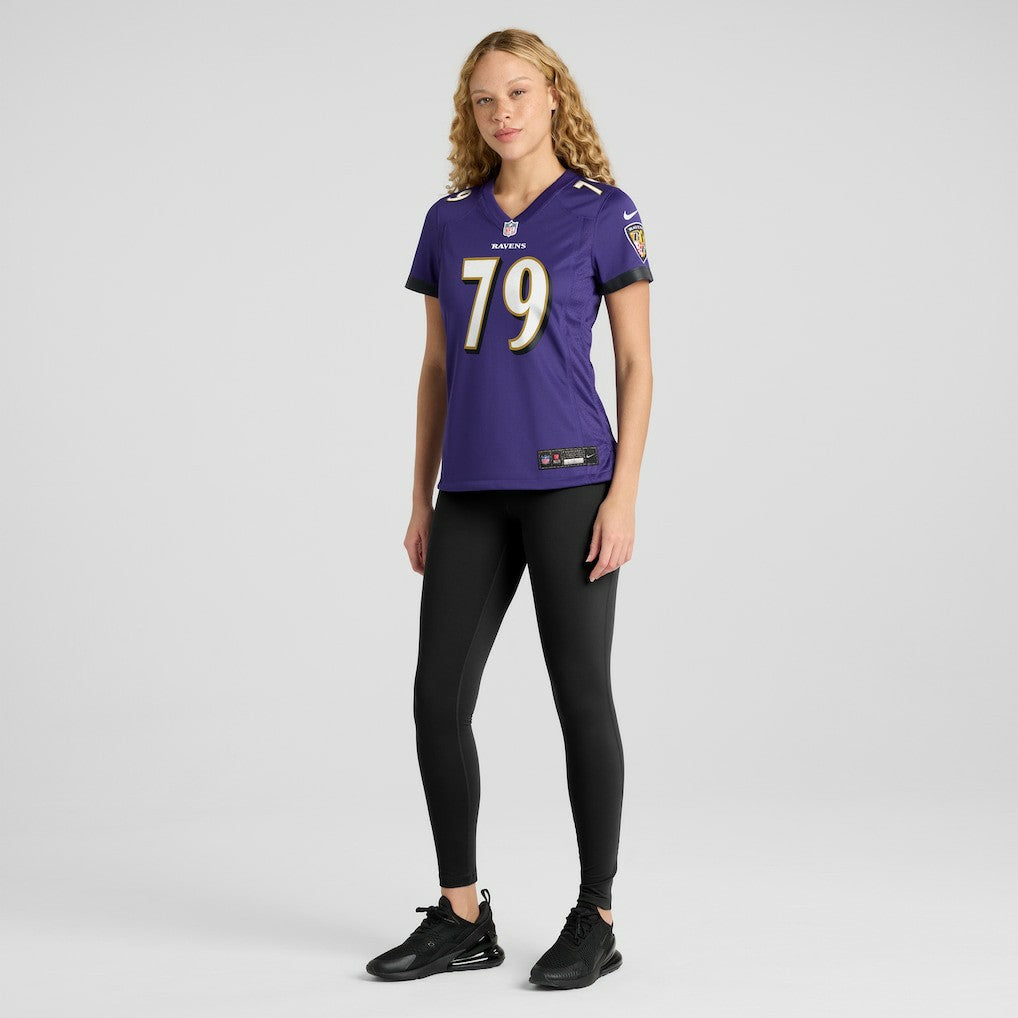 Ronnie Stanley Baltimore Ravens Women's Game Jersey Purple