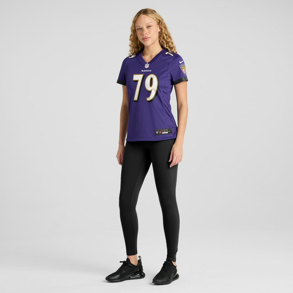 Ronnie Stanley Baltimore Ravens Women's Game Jersey Purple
